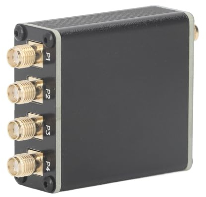 Gonetre Active RF Isolation Distributor High Performance RF Signal Splitter for SDR GPSDO Signal Source 100kHz to 150MHz Alloy Material