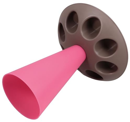 VALICLUD Pastry Bag Stand with Slots Versatile Cake Nozzles Holder for Piping Bags and Tips Compact PP Icing Pouch Organizer for Baking Accessories Easy to Clean and Space-Saving Kitchen
