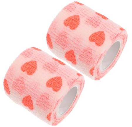 SHINEOFI 2 Stück Selbstklebende Tierverband-Bandage Elastische Nicht Gewebte Schutzbinde für Hunde Katzen Pferde Vögel Atmungsaktiv Flexibel für Verletzte Pfoten und Beine Beim Spaziergang