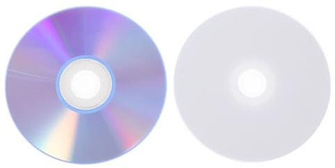IMIKEYA 2 dischi DVD/CD vergini registrabili di grande capacità per audio e registrazione telefonica, compatibili con più dispositivi di archiviazione sicura per musica e dati digitali