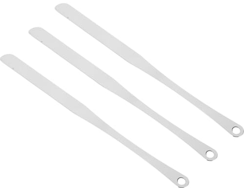 iplusmile 3 Stück Make Up Spatel aus Edelstahl Foundation Mischer und Kosmetikspatel für Präzises Anmischen Make Up Werkzeug für Frauen und
