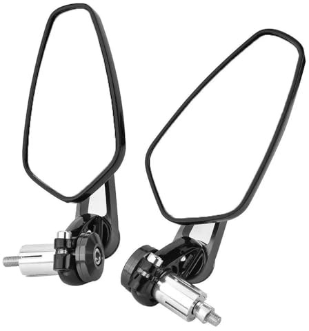 Lenkerspiegel Sportmotorräder, Straßenmotorräder Chopper Kunststoff 1 Paar * Motorradspiegel Zubehör Inklusive Motorrad Spiegel