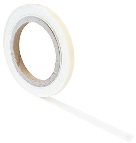 haggiy Cinta de Fieltro autoadhesiva – Rollo de Tiras de Fieltro Blanco, 1,0 mm Grosor, 10 mm Ancho, 5 m Largo – Ideal como Deslizadores para Muebles y protección contra arañazos