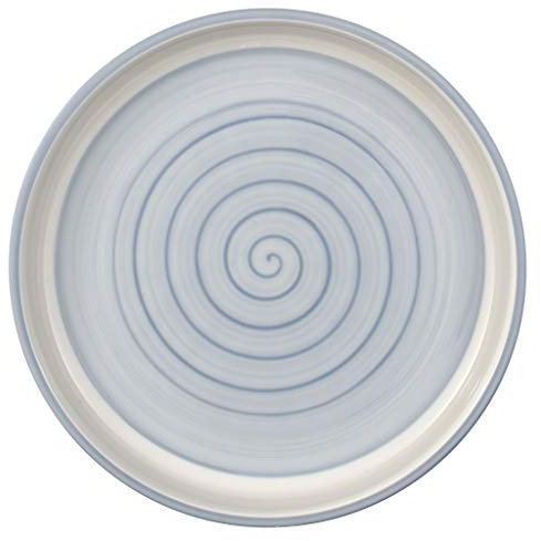 Villeroy & Boch Clever Cooking Blue runde, Koch-Geschirr aus hochwertigem in Blau, 26 cm Servierplatte, Porzellan, Weiß, 26 x 26 x 3 cm