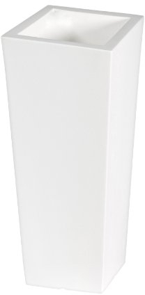 CULTT Cube 39x85cm weiß Pflanzgefäß Pflanztopf Blumentopf Bewässerungssystem Pflanzkübel