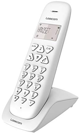 Logicom VEGA 155T - Telephone fixe sans fil - Avec Répondeur - Solo - Téléphones analogiques et dect - Blanc