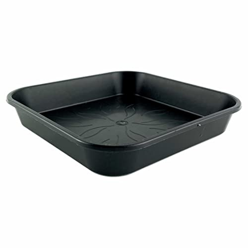 IVORYS-GARDEN 10 x Untersetzer 17,4 x 17,4 cm mit Blumenmuster Quadratisch Pflanzen Garten Muster