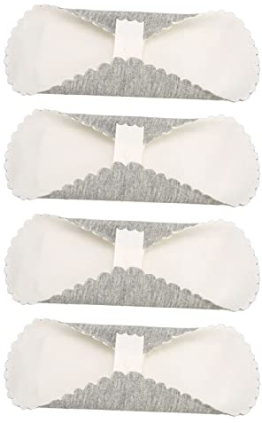 Salvaslip in Tessuto, Assorbimento d'acqua 4 Pezzi Cuscinetti Riutilizzabili per Donna (S)