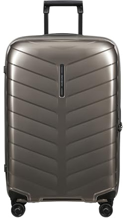 Samsonite Attrix Spinner M, Valigia, 69 cm, 73 L, Marrone (Dune)