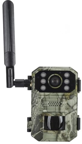 Cuifati Wildkamera-Verbindung Zum Mobiltelefon, 4K-Wildkamera, Wildkamera mit Nachtsicht mit 125° Reichweite, 0,1 S Auslösegeschwindigkeit, Liebe Kamera für die Überwachung von