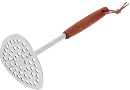 EXHUMKY Schiacciapatate Acciaio Inossidabile Utensile Da Cucina Ergonomico Per Schiacciare Patate Avocado e Verdure Per Preparazioni Fresche e Gustose