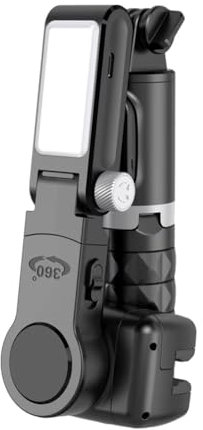 Vocdikficy Stabilizzatore Gimbal Avanzato con Otturatore Bluetooth, Monopiede Selfie Stick, Gimbal per Telefono con Rotazione A 360°