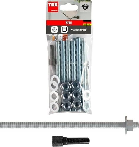 TOX Gewindestange Stix verzinkt M10 x 130 M, 6 Stück - 070701131