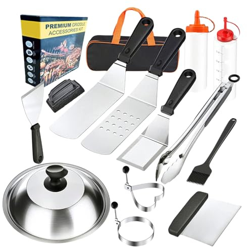 Juego de barbacoa,Juego de parrilla compacta | Juego de cocina portátil de acero inoxidable sólido para camarones verduras camping jardín y carne con conveniente almacenamiento