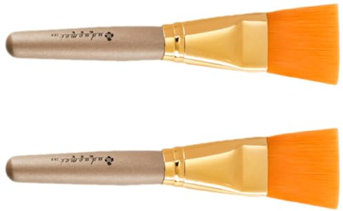Ipetboom 2pezzi Penne Applicatore Per Maschera Viso Strumento Pennello Per Fango Per Maschera Viso Facile Da Usare Pennello Applicatore Per Morbido e Sicuro