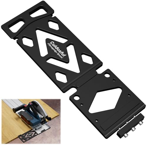 Butée d'angle fraisée CNC à 90° pour rail de guidage Bosch FSN - Butée d'angle précise pour les coupes verticales dans le travail du bois, compatible avec les systèmes Bosch FSN, idéale pour le