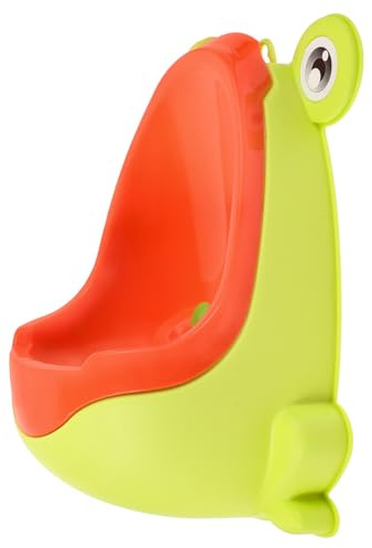 Abaodam Urinario Infantil de Entrenamiento para Pequeños Forma de Rana Orinal Portátil para Urinario de Baño para Casa o Escuela