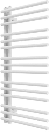 Granitan Termoarredo Bagno 90x50 cm - 400W - Termo Arredo da Bagno - Termoarredo Idraulico - Termosifone da Parete - Bianco