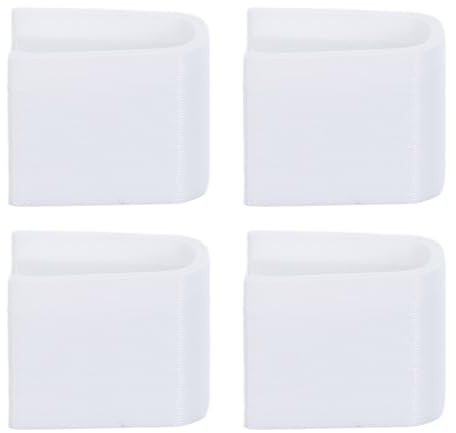 NUOBESTY Manopole Dimmer da Parete 4 Pezzi in Plastica Bianca, Manopola di Ricambio Rotativa per Interruttore Dimmer Compatibile con Controllo Luce e Ventola per Casa e Ufficio