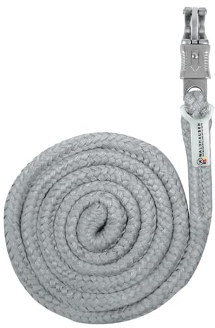 WALDHAUSEN Anbindestrick Plus, Panikhaken, chromgrau