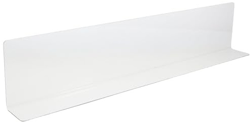 HONMEET Paraschizzi Angolare 40Cm*8Cm*4Cm per Lavandino e Vasca Protezione Anti-Schizzi per Cucina e Area Doccia