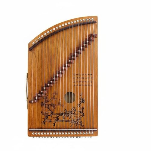 Yunhgft Beginner Guzheng Guzheng Practice String Instrument Mini Zither Compact Paulownia Wood Portable Build Finger Exercise Suitable for Student Lessons Studio Practice, Wood