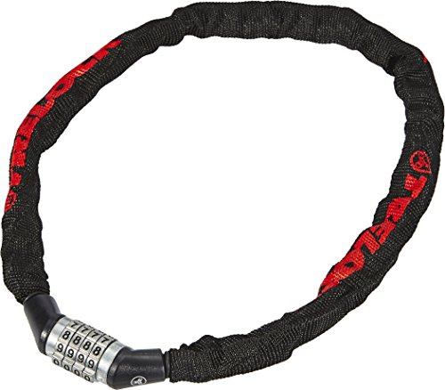 TRELOCK BC 115/60/4 Code Kettenschloss – Länge 60 cm – Frei einstellbarer Code – Schwarz