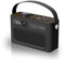 Roxel RDR-40 Stereo DAB/DAB+ Digital and FM Radio Portable Wireless Speaker with Dual Alarm Clock Function, USB & Micro SD MP3 Playback Function, 3.5mm Headphone Output (Black)