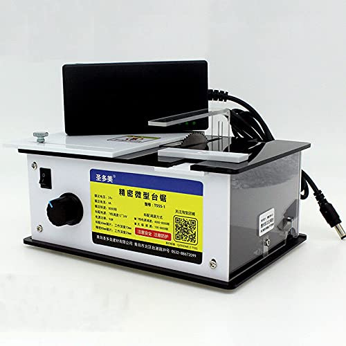 Multifunktionale Mini-Tischsäge, 8000 U/min, handgefertigte Holzbearbeitungsbank, kleine Tischsäge, Tischkreissäge, Drehmaschine, elektrische Poliermaschine, Schleifmaschine, DIY-Modellschneider,