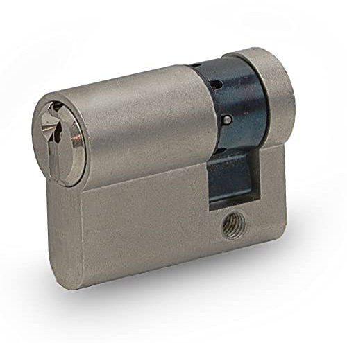 HAFIX Schließzylinder Halbzylinder 70/10mm Gleichschließend. Profilzylinder für Türschloss zum Verschließen inkl. 3 Schlüssel. Messingzylinder für mehr Sicherheit 70/10mm Halbschloss Türzylinder.