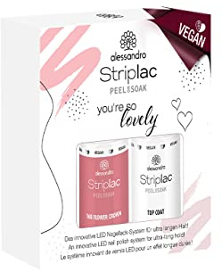 alessandro Striplac Set- Lovely -UV-Nagellack Set – Für eine professionelle und schonende Maniküre in 15 Minuten – Vegan und tierversuchsfrei