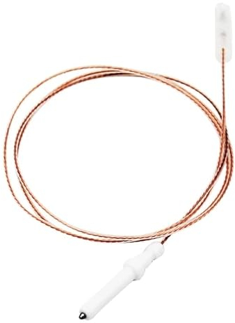 Ersatzteile für Gasherd, Keramik-Elektrode mit Kabel mit 35 mm Keramik-Zündnadel-Zubehör, 2 Stück