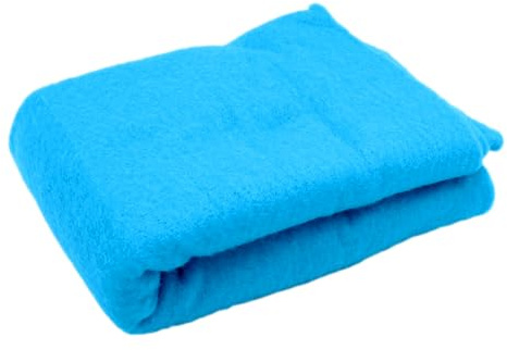 mjolda Vorfilz aus 100% Schurwolle - Farbe: Türkis - Merinowolle zum Trockenfilzen und Nassfilzen 50cm x 145cm Nadelvlies Vlies zum filzen