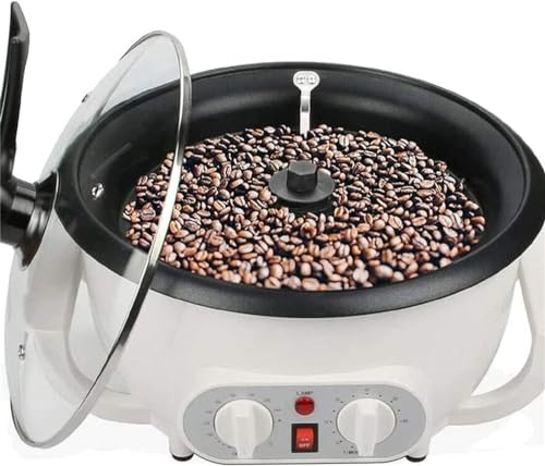 Torréfacteur de grains/machine à grains frits de grande capacité, torréfacteur de café domestique for le bureau à domicile, machine de torréfaction de grains de café électrique à température réglable