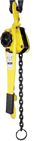 Verricello Elettrico, Paranco a leva manuale 0.5T Paranco a catena VA-B Mini estrattore Ascensore G80 Paranco a cricchetto a catena con gancio Officina portatile