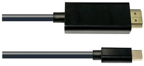 Blendend Adaptador Mini DisplayPort a HDMI, conexión macho, soporte video 4K, ideal para conectar dispositivos a pantallas y proyectores.