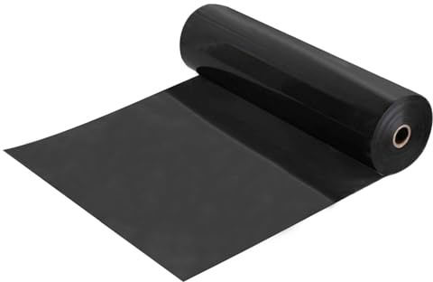 DMCHENGMA HDPE-Teichfolie für den Außenbereich, wasserdichte Teichfolien, 5 Mil Fischteichmembran, Gartenpools, Unterlage für Wasserfall, Teich und Fischteiche(3x8m)