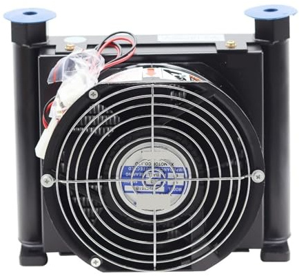 AJ0510T-CA con scambiatore di calore del radiatore dell'olio del radiatore idraulico Shell 10L/Min for sistema idraulico CNC Basso rumore(DC12V)