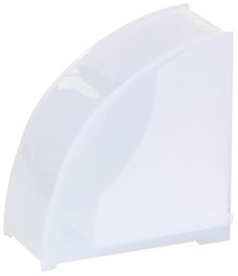 Kaffefilter, pappershållare, 2 st dammsäkert filter, papperslåda, hållare, kaffe, V-fläktformad förvaring för papper kaffefilter (vit)