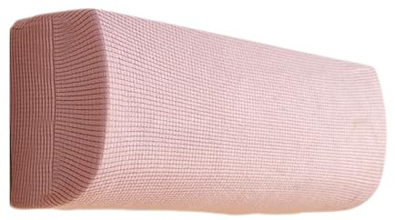 Copriaria per Condizionatore a Parete - Tessuto Elastico Stretch, Copertura Lavabile in Lavatrice 88-95cm/34.6-37.5in(Pink,2pcs)