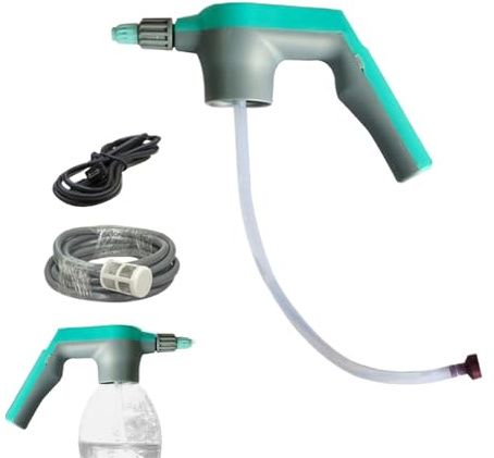 Nebulizzatore Elettrico,Bocchetta per Spruzzatore a Mano Ricaricabile da 2000mA | Nebulizzatore Elettrico Portatile,per Casa, Giardino, Prato, Cortile, Interno, Esterno, Auto, Garage e Diserbo
