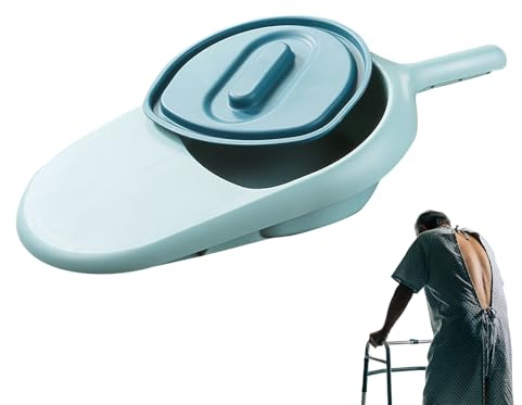 Bassins Hygiéniques pour Hommes | Bassin Hygiénique Confort, Robustesse, Étanchéité Et Nettoyage Facile - Bassin de lit pour personnes âgées et fracturés | Pour usage domestique, hôpitaux et soins inf