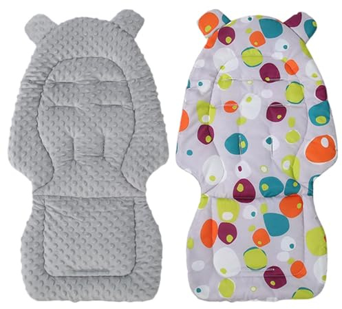 Almohadilla de algodón engrosada para cochecito - Forro para asiento de silla alta | De Asiento Transpirable Para Silla De Paseo: Almohadilla Transpirable Para Todas Las Estaciones Para Otoño, I