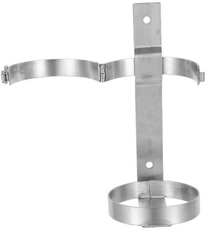 FUTUREORYY Supporto per Estintore 2 Kg in Acciaio Inox Sgancio Rapido, Staffa da Parete Resistente per Auto, Casa, Camper e Camion, Porta Estintore Compatto per Sicurezza Antincendio
