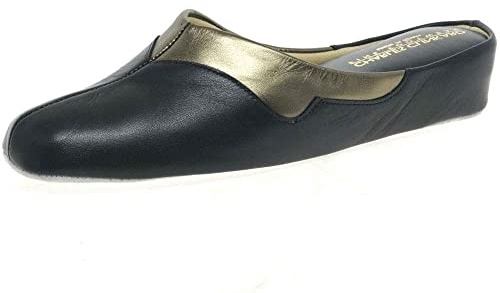 Relax Charles Clinkard Messina Ladies Slipper 5 Navy