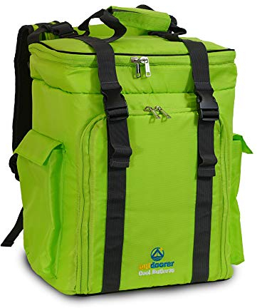 outdoorer großer Kühlrucksack Cool Butler 35 - Kühltaschenrucksack, isolierter Thermo-Rucksack für Camping, Picknick, Strand oder zum Wandern