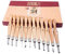 Set Eleoption di 12 corpi in acciaio inox SK7 Strumenti di taglio in legno in acciaio al carbonio SK7 in acciaio inossidabile e forti in acciaio inox per la scultura Fai da te, intaglio di ceramica e