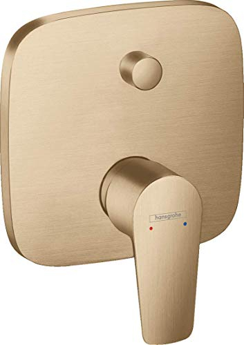 hansgrohe Wannenarmatur Talis E, Unterputz Einhebel-Wannenmischer, Brushed Bronze