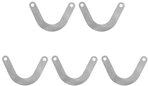 Garosa Placa de Válvula de 5 Piezas, Accesorio para Compresor de Aire Metal U 59 mm, Repuesto para Herramientas Eléctricas, Piezas de Alta Resistencia, Compatible con Modelos Comunes de Compresores