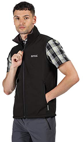 Regatta Men's Bradwell Softshell Gilet, Water Repellent, Durable & Wind Resistant - Perfect for Outdoors, Walking, Hiking & Camping